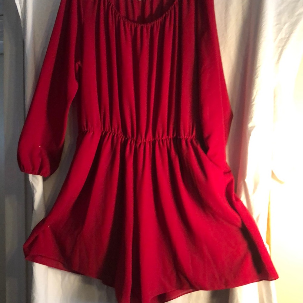 Red romper